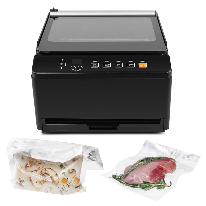 Food Vacuum Sealer - OEM業務用・家庭用 チャンバー式食品真空シーラー 4ポンプ ダブルヒートシール コンパクト 乾燥/湿った/液体食品対応