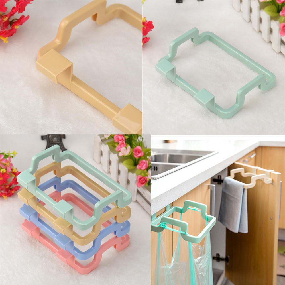 Kitchen Gadgets Built In - ハンギングゴミ袋ラック、ガベージバッグラック、ゴミ袋、収納ホルダー、ポータブルキャビネット、キッチンガジェット、1個