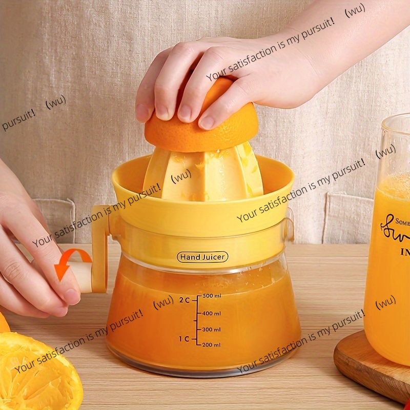 Kitchen Gadgets Built In - 計量機能付き手動ジューサー、レモン、ライム、オレンジ用ハンドスクイーザー。 家庭、オフィス、キャンプに。 キッチン＆デスク用ガジェット。