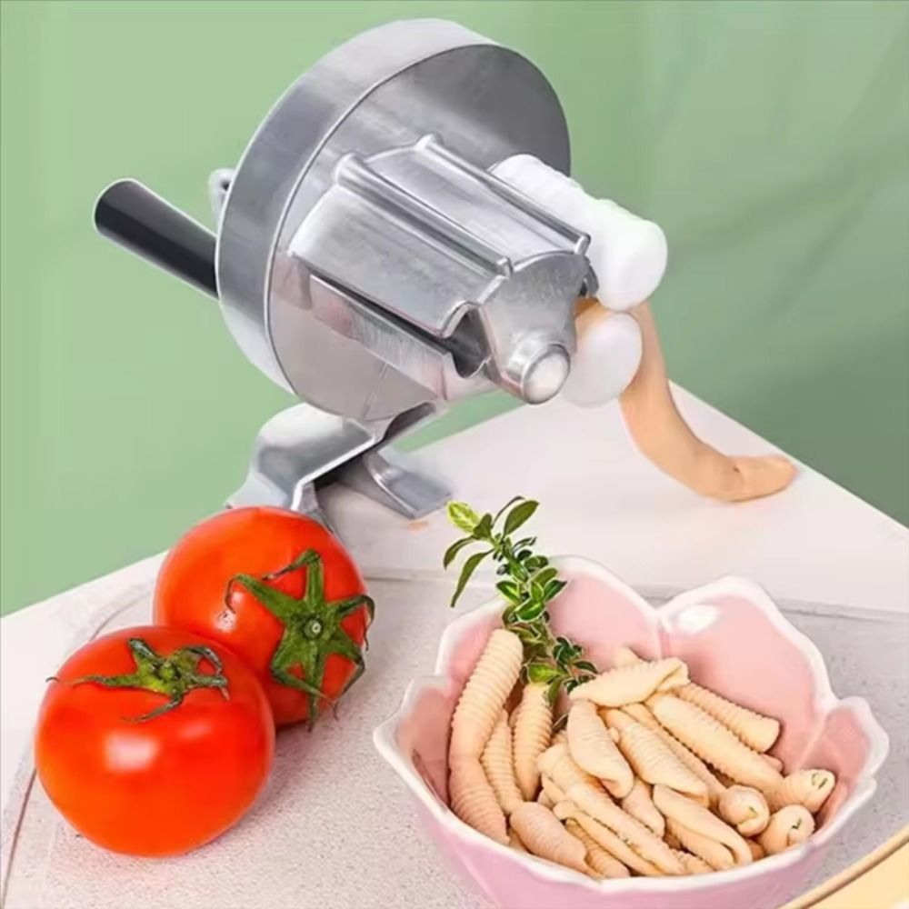 Kitchen Hand Gadgets - キッチンガジェットマニュアルカヴァテッリマシン手回し省力マカロニメーカー人間工学に基づいたパスタメーカーレストラン用