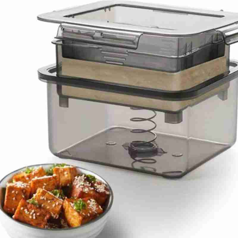Kitchen Gadgets Built In - 3層豆腐プレスボックス内蔵水切り機能付き大豆豆腐プレス器製造型ツールキッチンガジェット