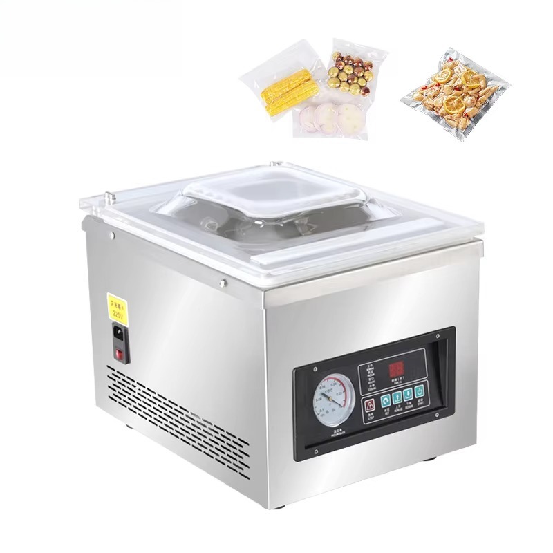 Food Vacuum Sealer - DZ-260ステンレス製単室卓上真空シーラー機（牛肉、魚介類、野菜、肉、食品包装用）