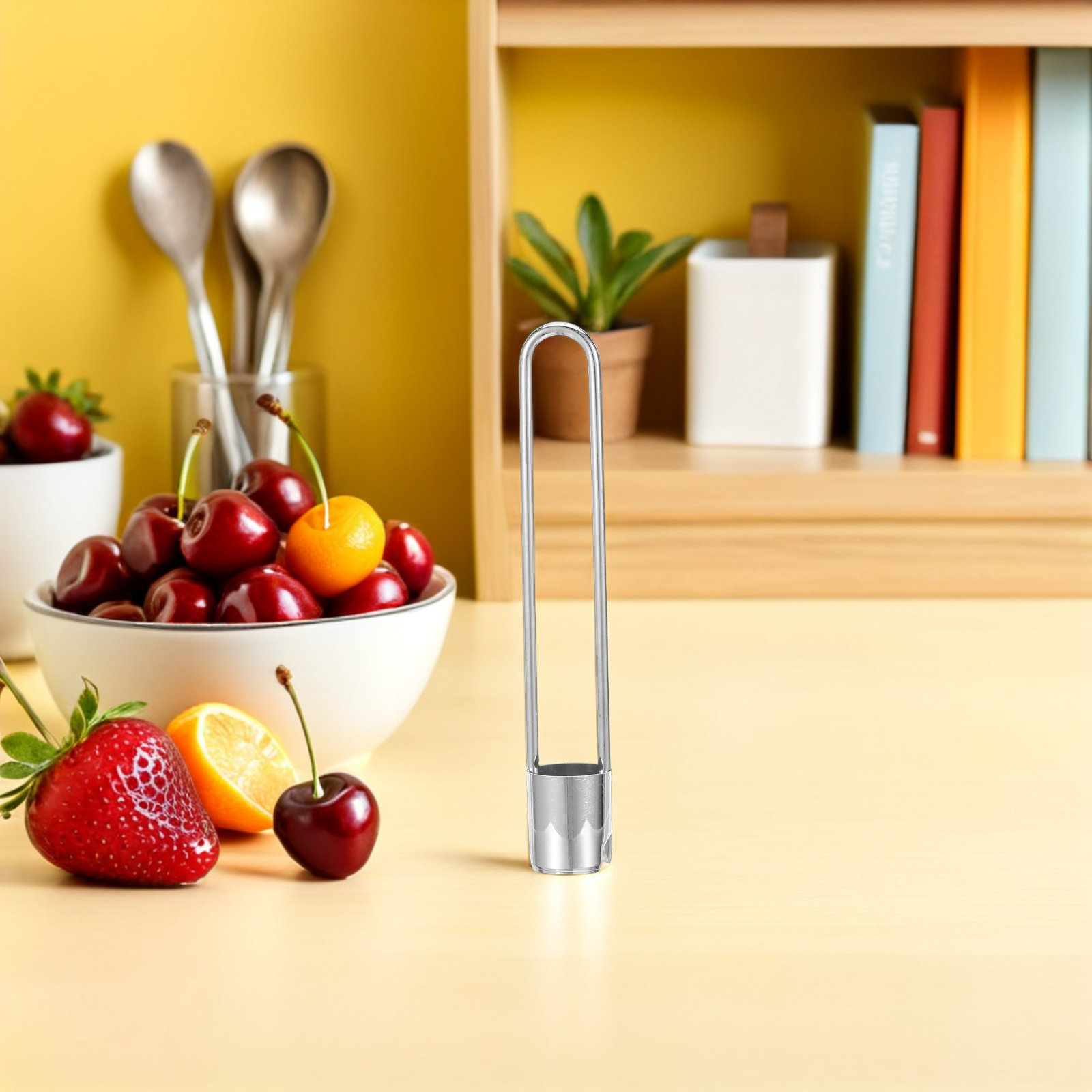 Vegetable Kitchen Gadgets - 4個入りステンレス製コアラーセット、効率的な果物・野菜の芯抜き、梨、ハラペーニョ、トマト用キッチンガジェットツール