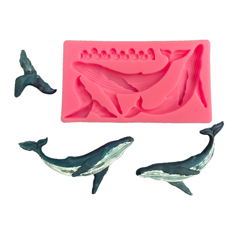 Kitchen Gadgets Deals - シリコンクジラ型,日曜大工,オーシャンシリーズ,フォンダン,ケーキデコレーションツール,キッチンアクセサリー,ベーキング用品