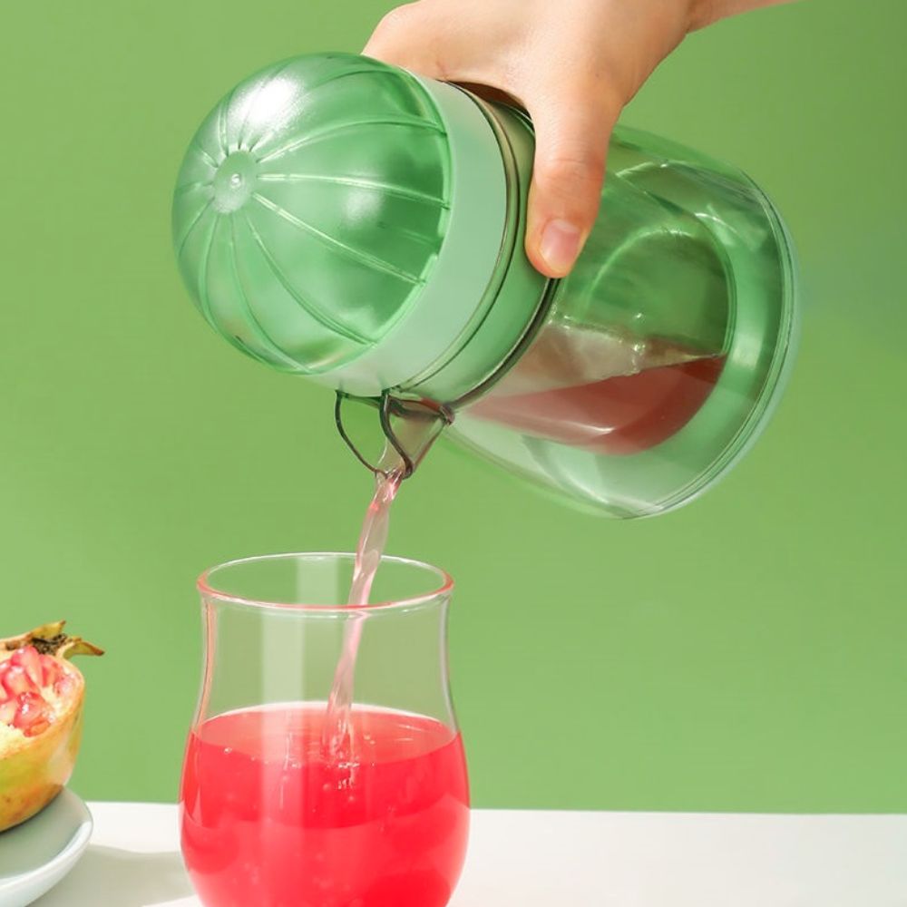 Kitchen Hand Gadgets - キッチンガジェット 手動式ザクロジューサー フィルター付き 省力型手動ジューサーカップ 食品グレードプラスチック レモンジューサー