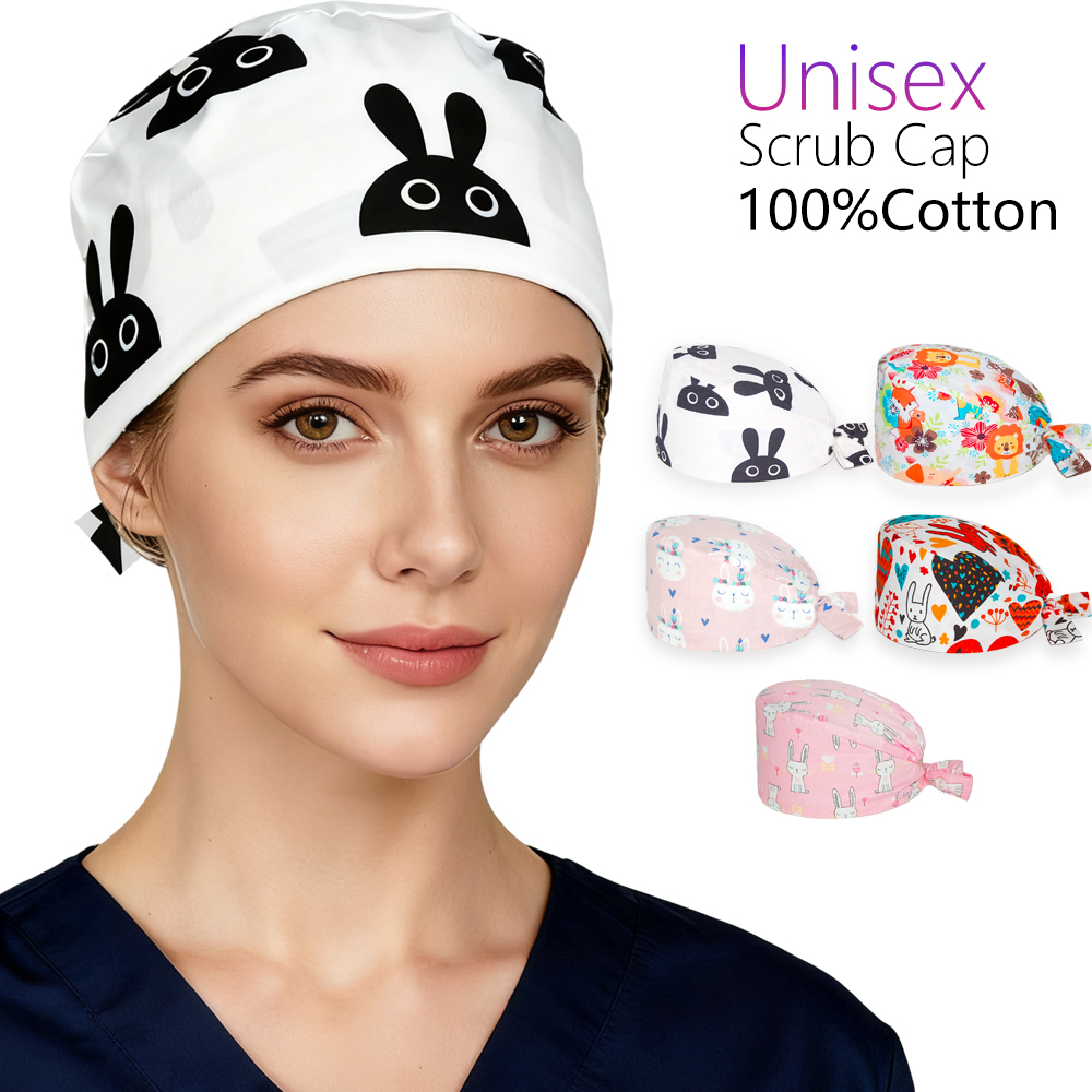 Kitchen Gadgets For Women - 看護用サージカルキャップ 女性用 男性用 ウサギ スパ 病院