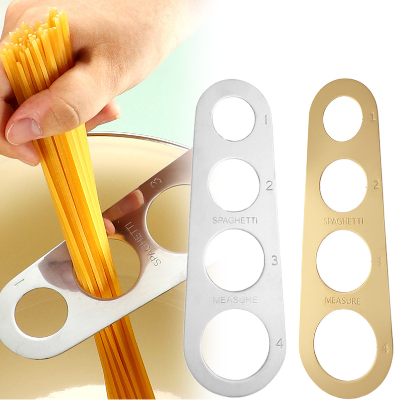 Kitchen Gadgets Pasta - ステンレス鋼スパゲッティ測定器パスタ麺測定調理キッチンケーキ定規テープライン無料測定キッチンツールガジェット