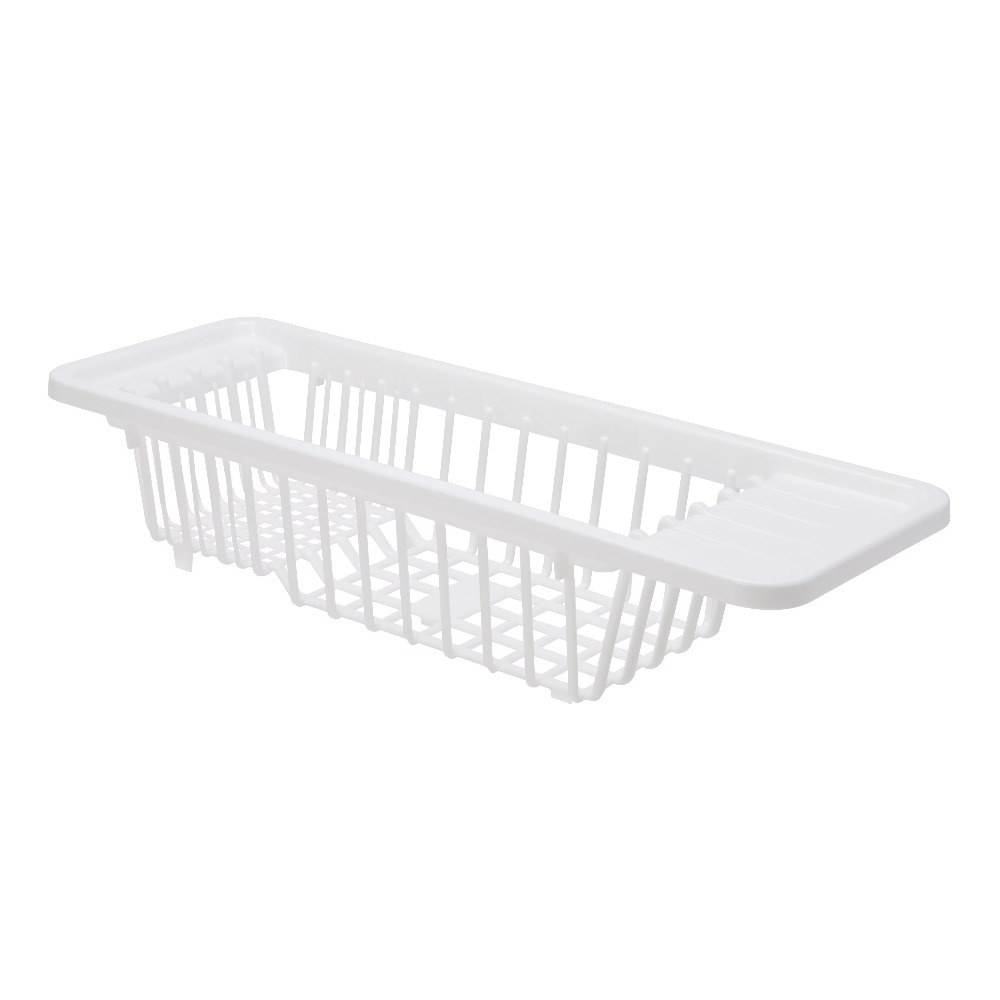 Kitchen Utensil Holder - シンク上水切りラック プラスチック製 折りたたみ式 キッチンオーガナイザー 食器ホルダー 水切りかご