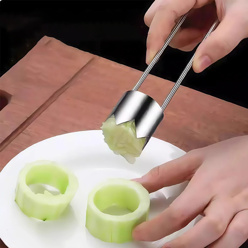 ステンレス鋼フルーツコアリムーバーアップル梨ピーマンピッター - Vegetable Kitchen Gadgets のレビューと価格
