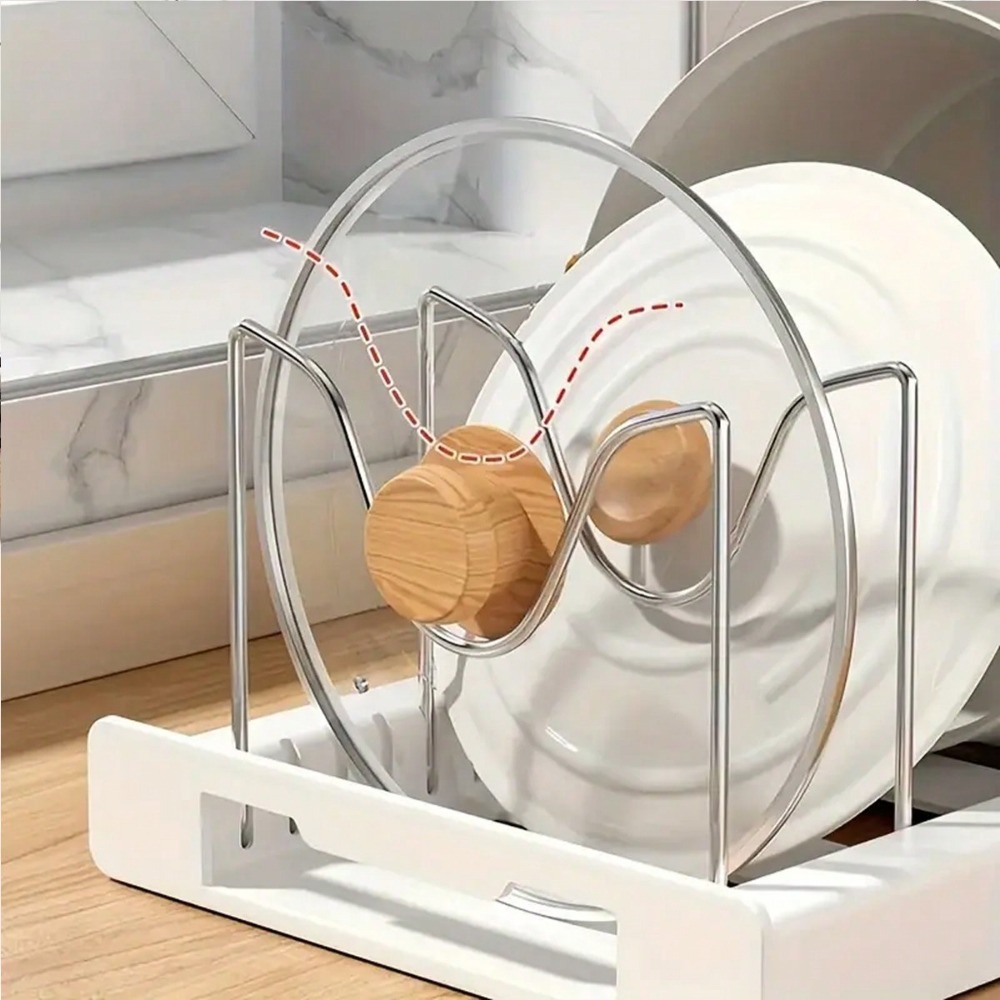 1pc 究極のキッチンオーガナイザー省スペース拡張可能な棚鍋 - Kitchen Utensil Holder のレビューと価格