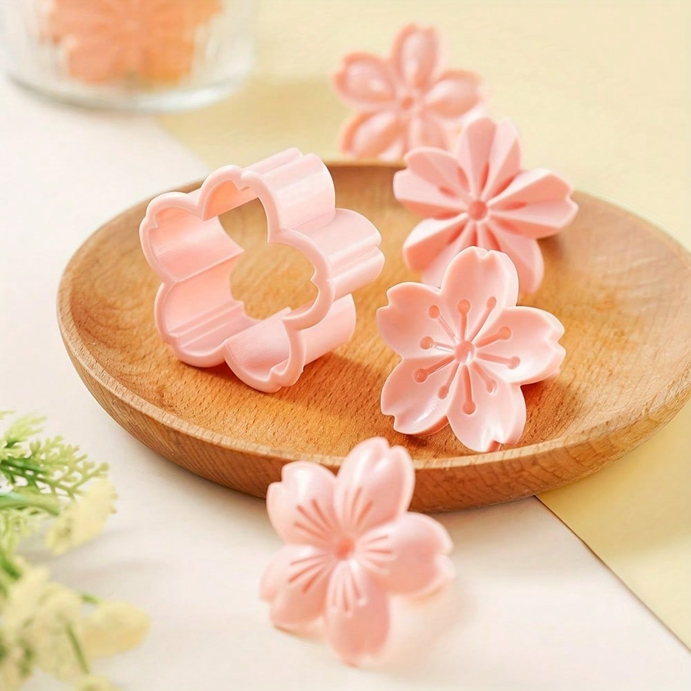 Cherry blosscookieベーキングセット、花の形 - Kitchen Hand Gadgets のレビューと価格