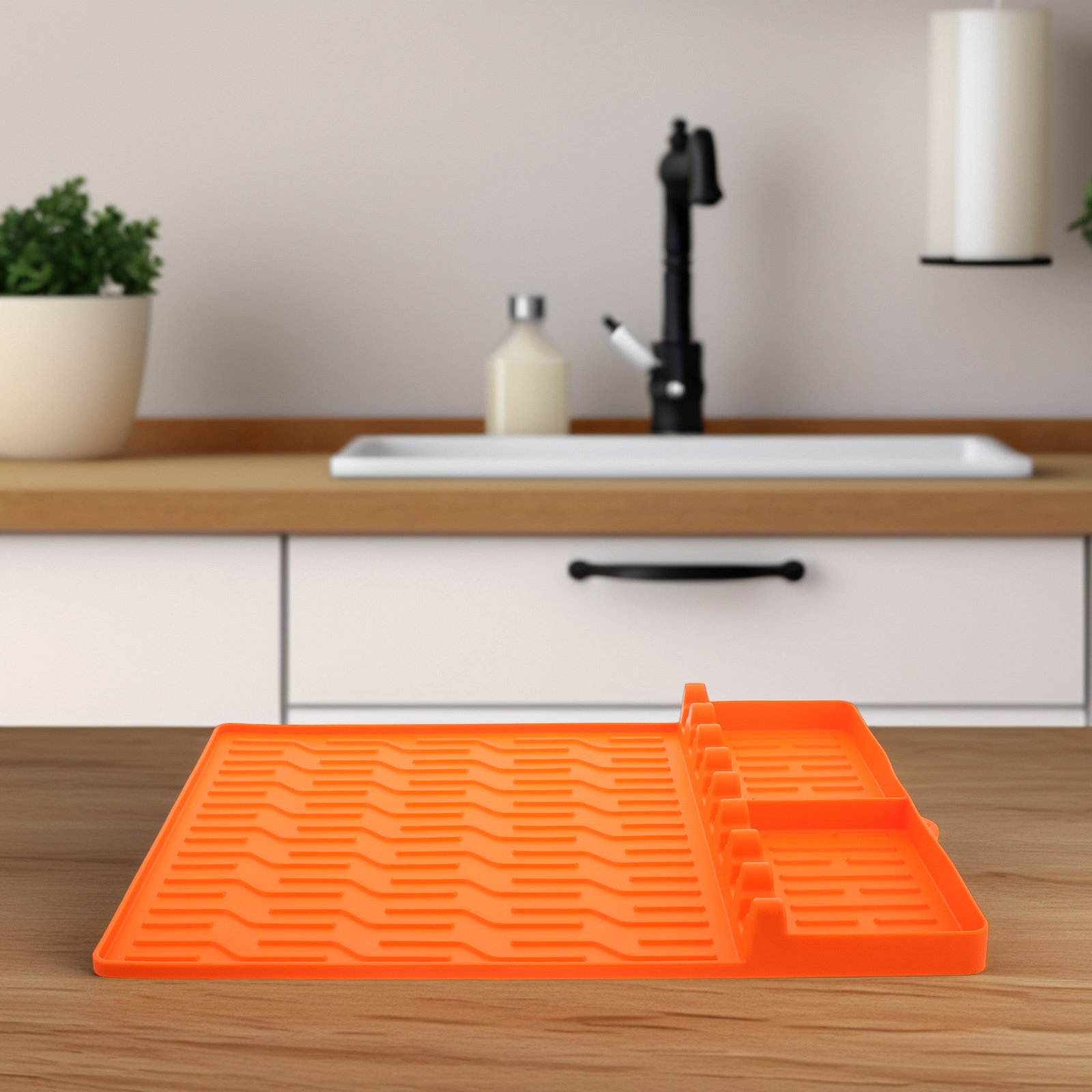 シリコン製クッキングマット 耐熱性 滑り止め グリルツールマ - Kitchen Utensil Holder のレビューと価格