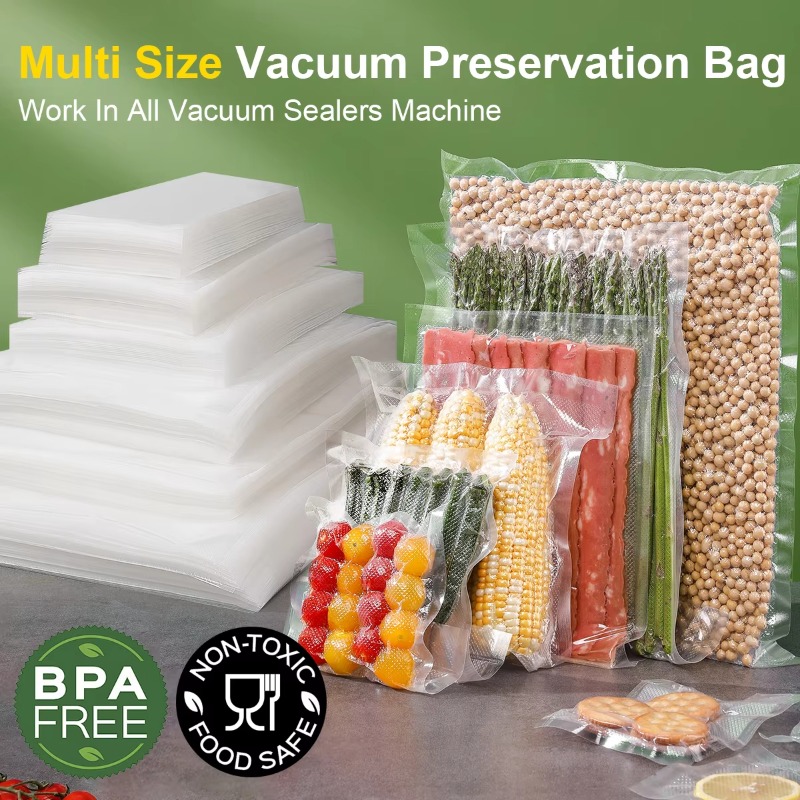 100 個真空シーラーバッグ食品用長期保存鮮度保持空バッグ真 - Food Vacuum Sealer のレビューと価格