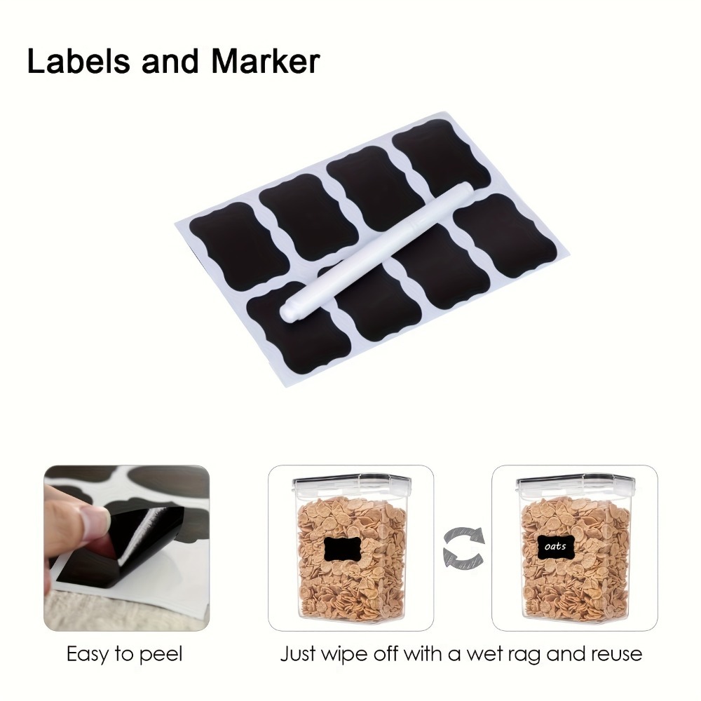 24個入り食品保存容器 12箱 12蓋 気密パントリーオーガ - Kitchen Gadgets Deals のレビューと価格