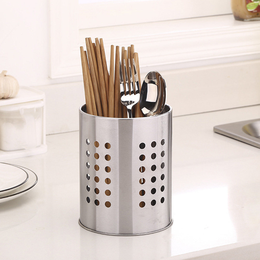 1セットステンレス製箸立て 広幅高さ大容量 キッチン用品オー - Kitchen Utensil Holder のレビューと価格
