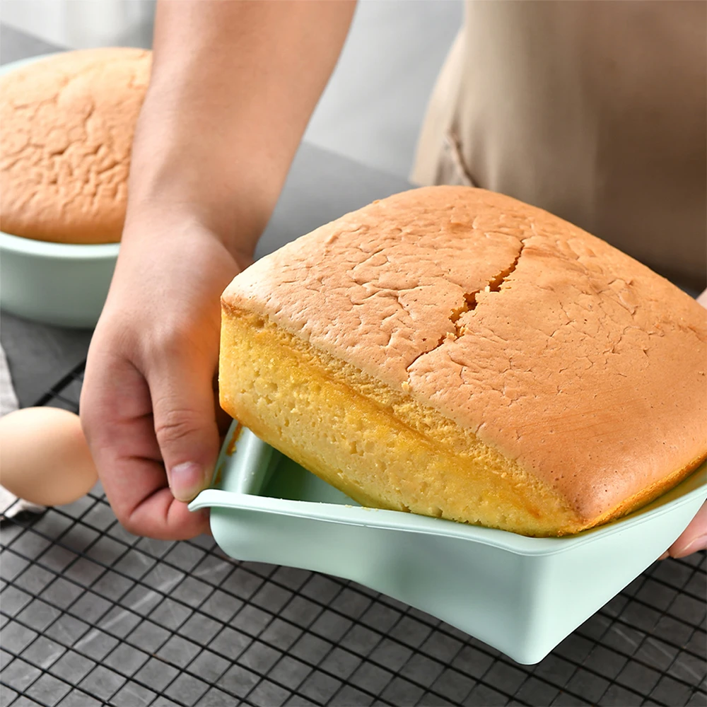 正方形のシリコンケーキモールド,簡単なリリース,ケーキパン, - Kitchen Gadgets Deals のレビューと価格