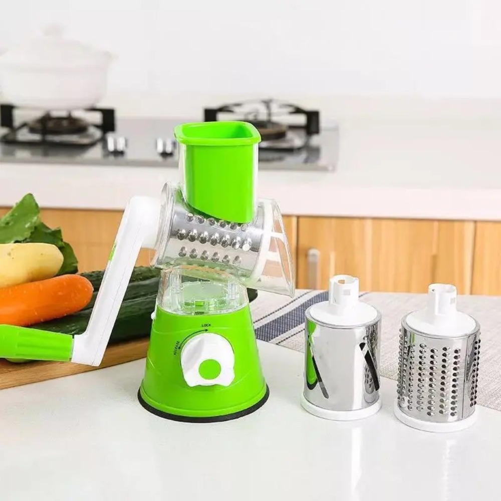 ロータリーフードスライサー、チーズおろし器、果物と野菜のシュ - Vegetable Kitchen Gadgets のレビューと価格