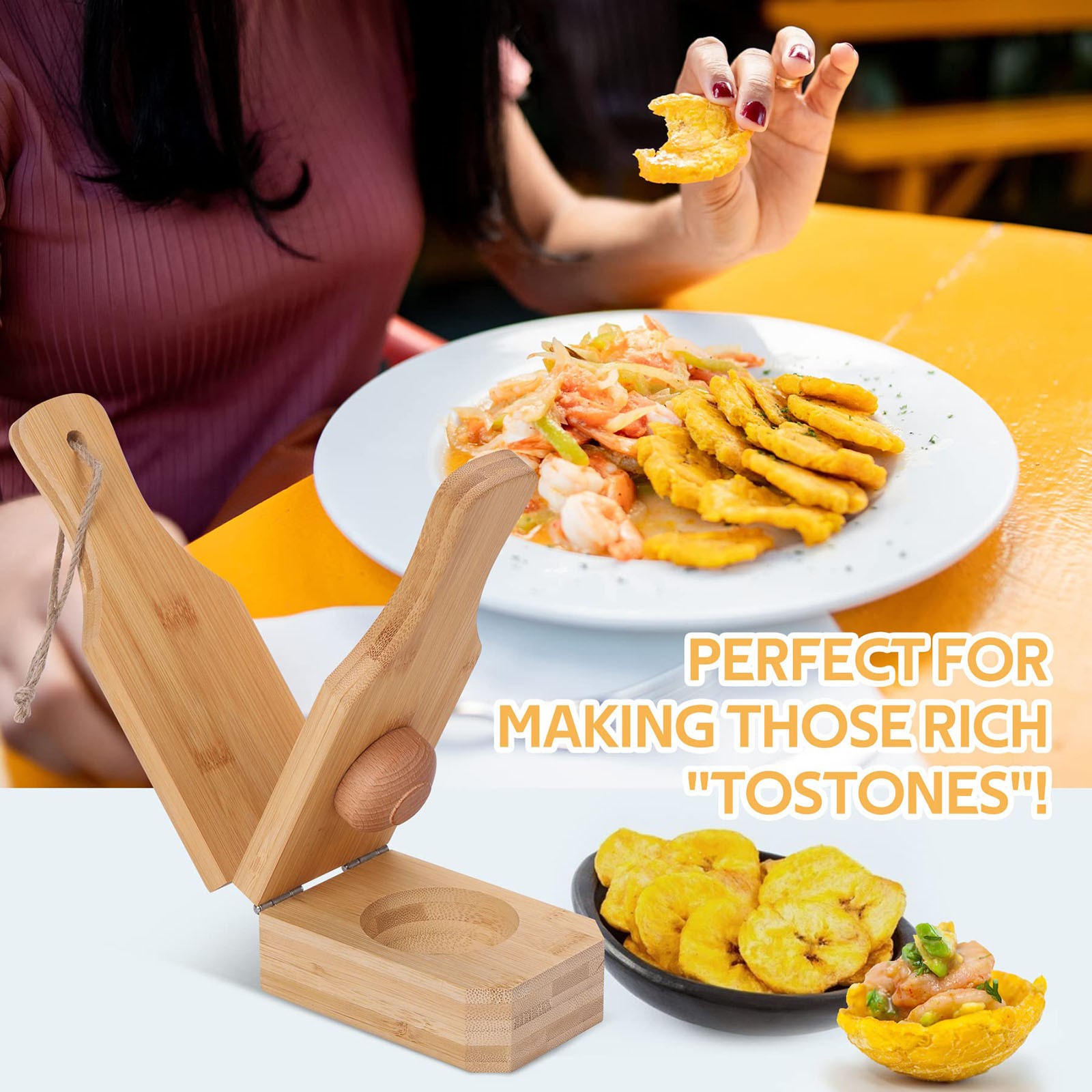バナナパンケーキメーカー ハンドプレス バナナフリッタープレ - Kitchen Hand Gadgets のレビューと価格
