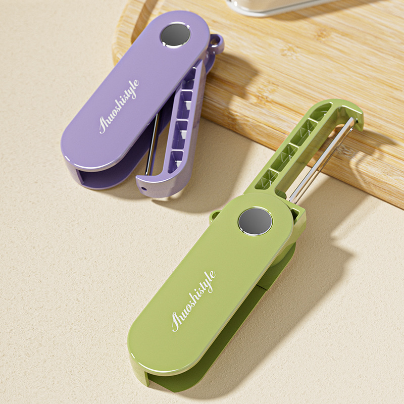 ポータブルミニステンレス鋼フルーツシェアナイフピーラー折りた - Kitchen Gadgets Deals のレビューと価格
