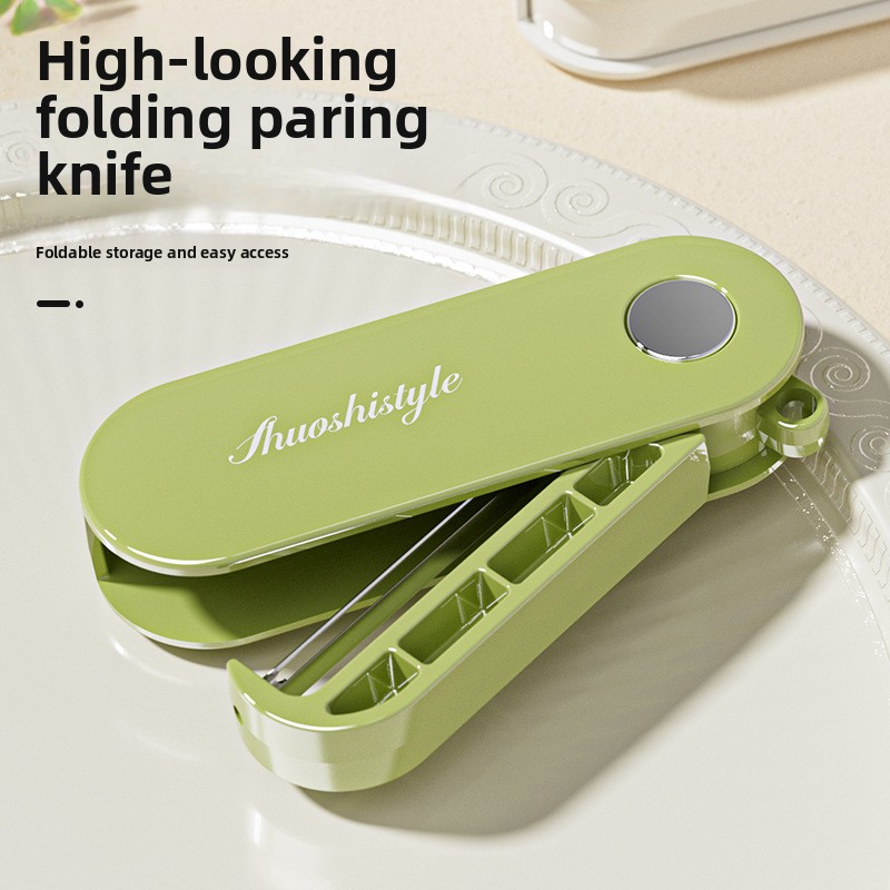 ポータブルミニステンレス鋼フルーツシェアナイフピーラー折りた - Kitchen Gadgets Deals のレビューと価格