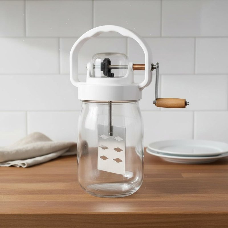 手動バターチャーン 簡単洗浄 ハンドクランクバタージェネレー - Kitchen Hand Gadgets のレビューと価格