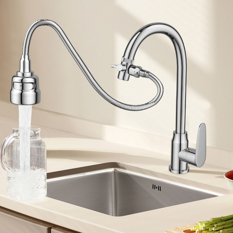3段階速度調整可能な外部シャワーヘッド、洗面台の蛇口用、髪洗 - Kitchen Gadgets For Seniors のレビューと価格