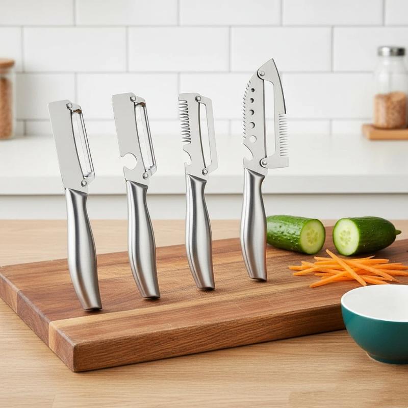 5 in 1 野菜ピーラー ステンレス製ハンドル フルーツス - Vegetable Kitchen Gadgets のレビューと価格