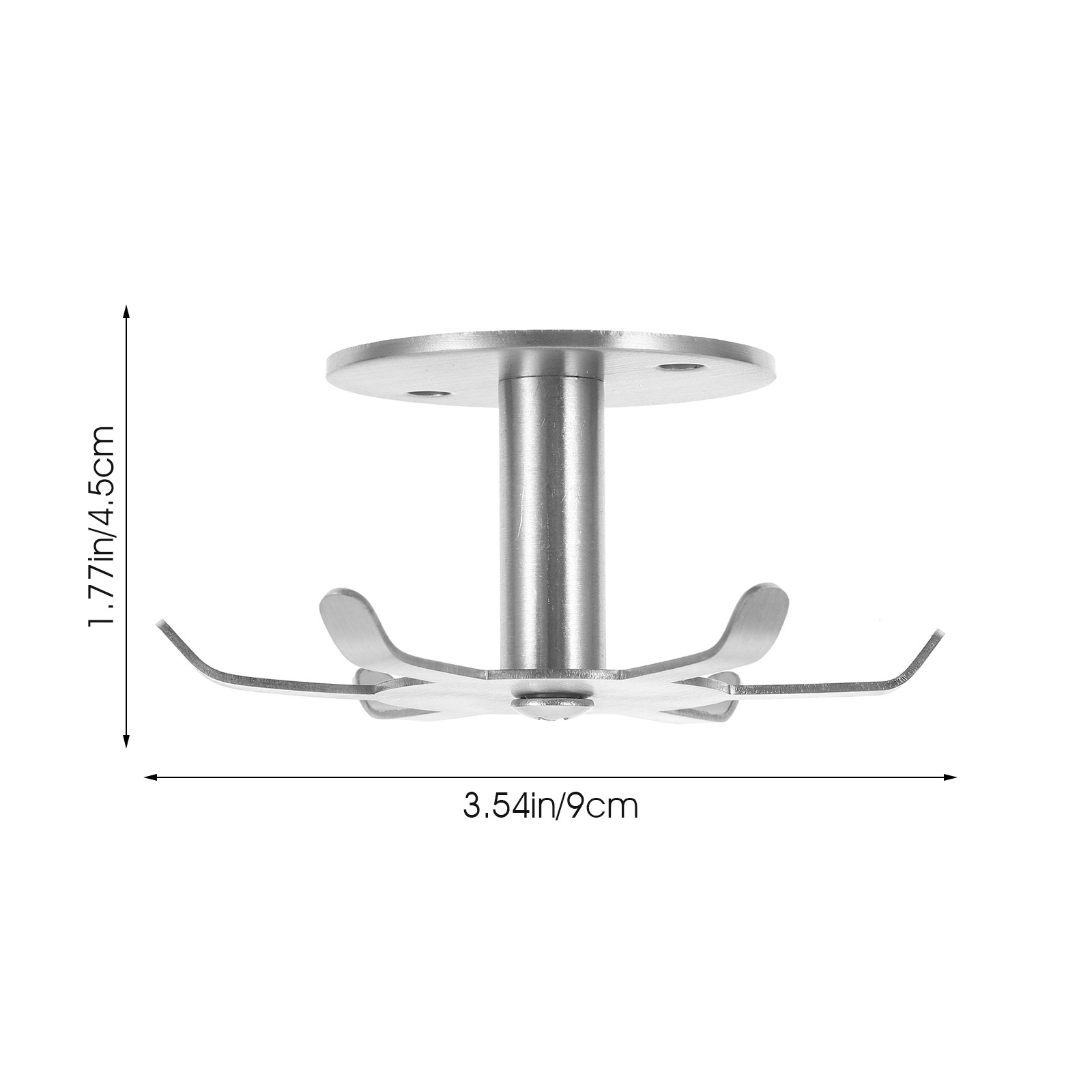 ステンレス製回転式キッチンツールフック、キャビネット下回転式 - Kitchen Utensil Holder のレビューと価格