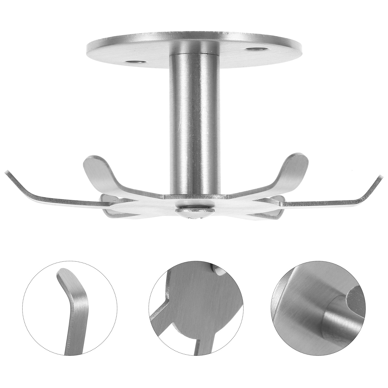 ステンレス製回転式キッチンツールフック、キャビネット下回転式 - Kitchen Utensil Holder のレビューと価格