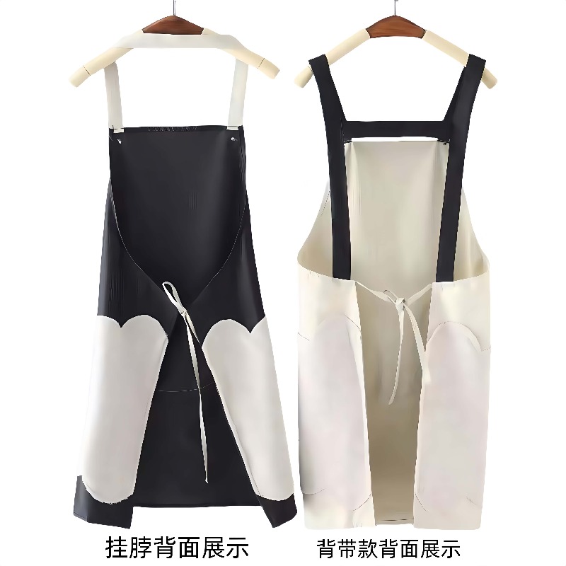 新しい防水耐油 PVC エプロンキッチン調理用、かわいいノー - Kitchen Gadgets For Women のレビューと価格