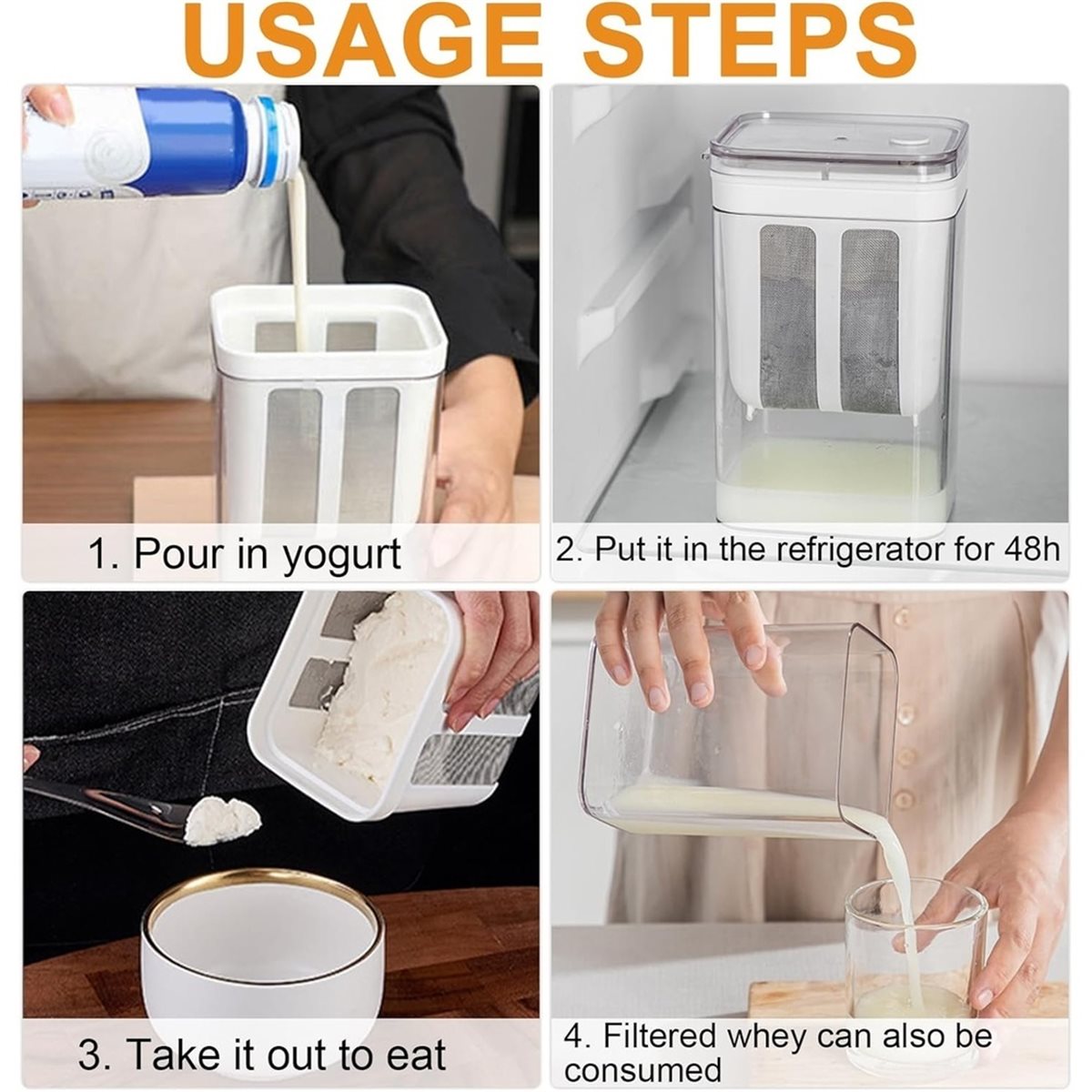 【必須アイテムリスト】ギリシャヨーグルトストレーナーメッシュ - Kitchen Gadgets You Must Have のレビューと価格