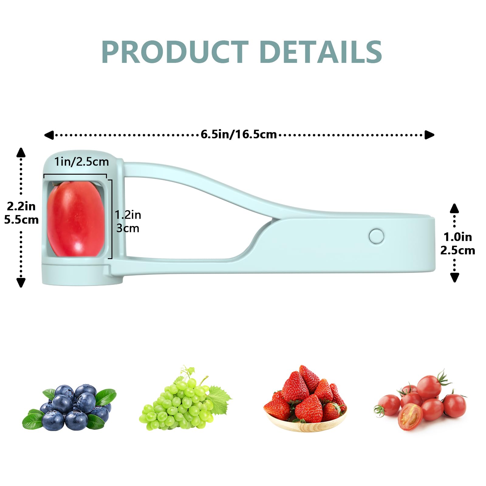 新しいグレープチェリートマトストロベリーカッター、四分切りス - Vegetable Kitchen Gadgets のレビューと価格