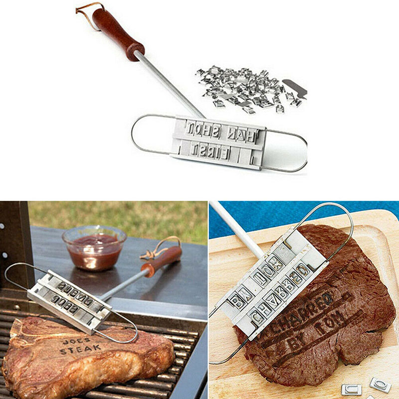 ブランドアイロン 55 文字 DIY バーベキューグリル肉ス - Kitchen Gadgets Name のレビューと価格