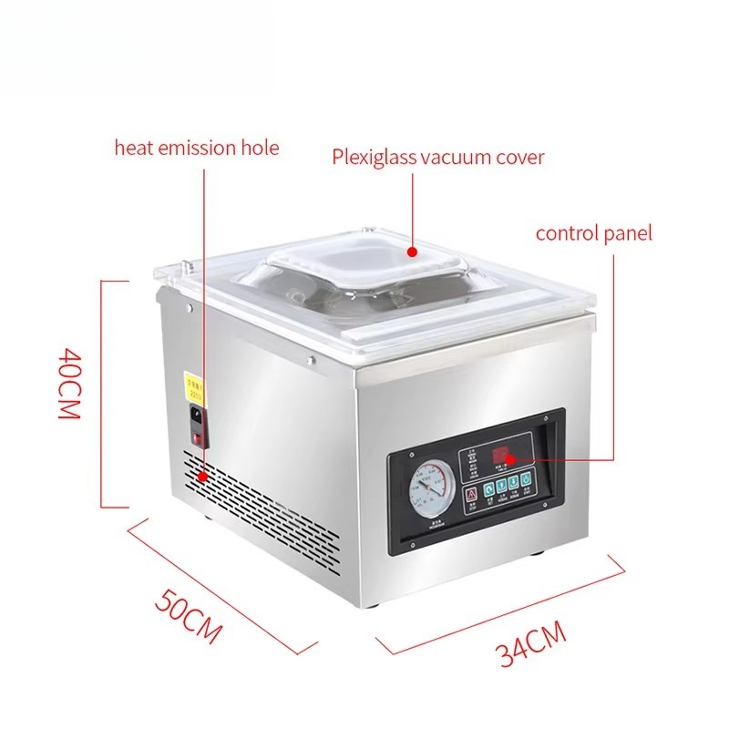 DZ-260ステンレス製単室卓上真空シーラー機（牛肉、魚介類 - Food Vacuum Sealer のレビューと価格