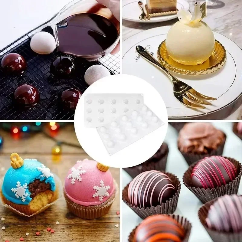 ムースケーキのベーキング、ボール型、フレンチデザート、チョコ - Kitchen Gadgets Deals のレビューと価格