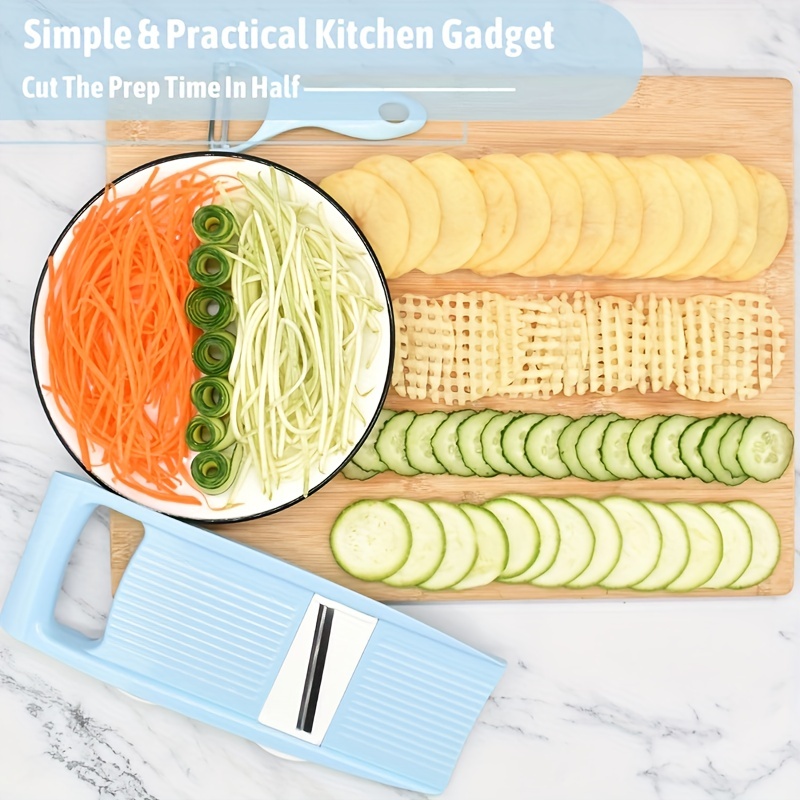 7 in 1多機能野菜カッター、ポテトスライサー、シュレッダ - Vegetable Kitchen Gadgets のレビューと価格