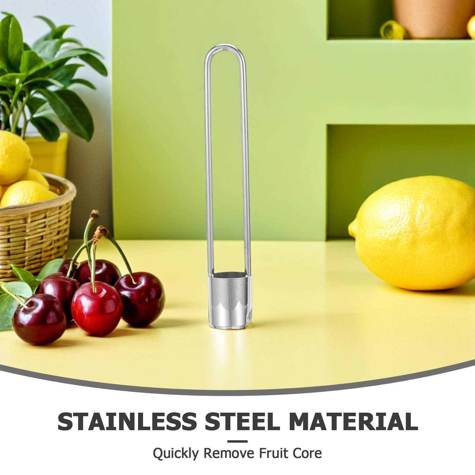 4個入りステンレス製コアラーセット、効率的な果物・野菜の芯抜 - Vegetable Kitchen Gadgets のレビューと価格