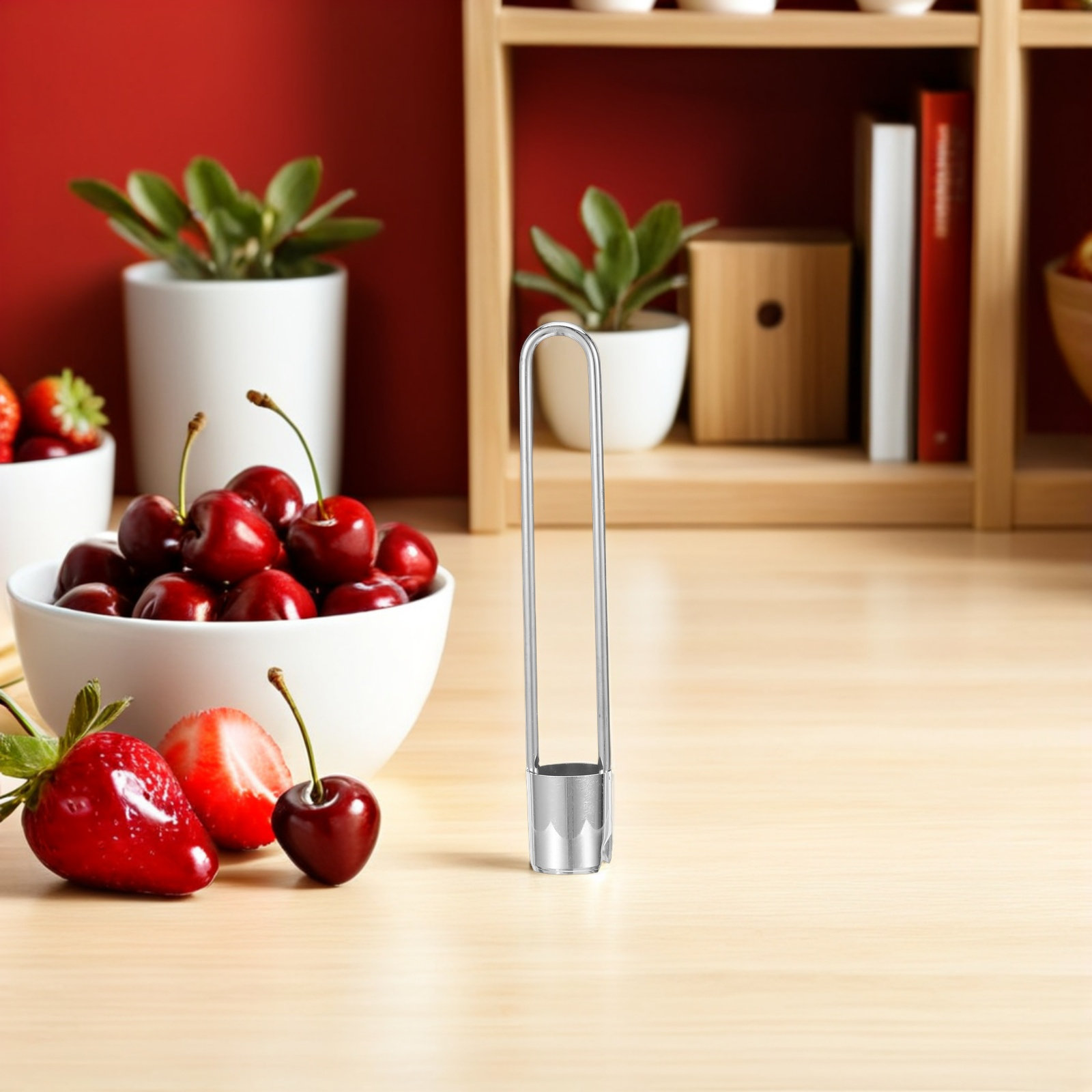 4個入りステンレス製コアラーセット、効率的な果物・野菜の芯抜 - Vegetable Kitchen Gadgets のレビューと価格