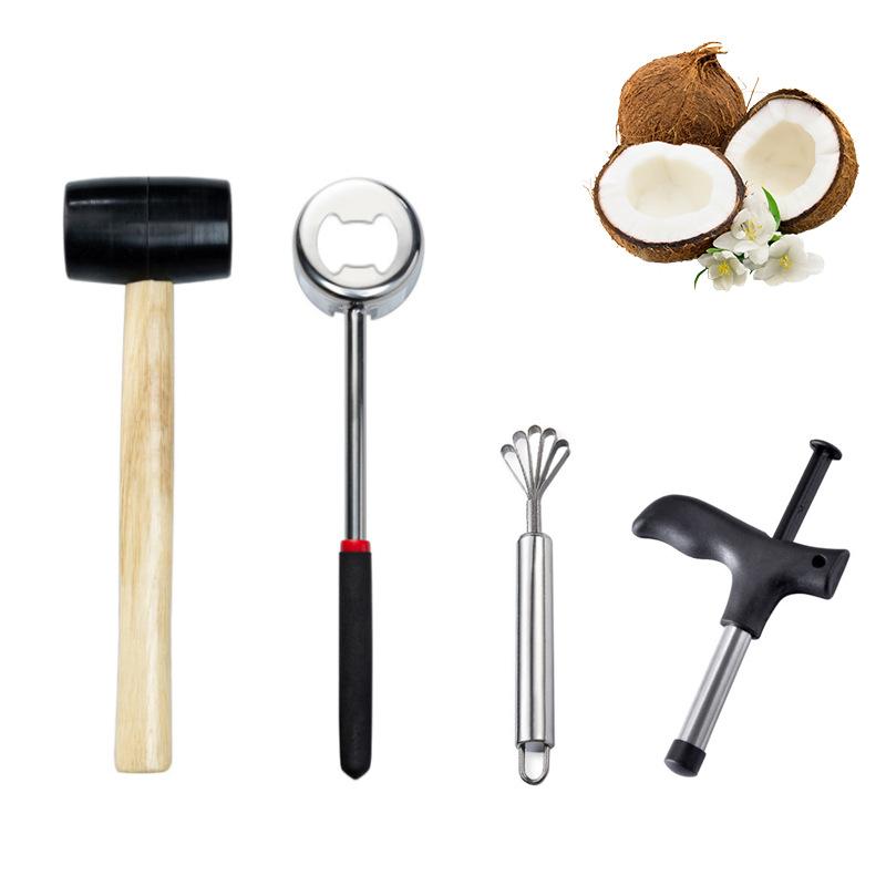 ハンマーココナッツブレーカーキッチンガジェット新鮮なココナッ - Kitchen Hand Gadgets のレビューと価格