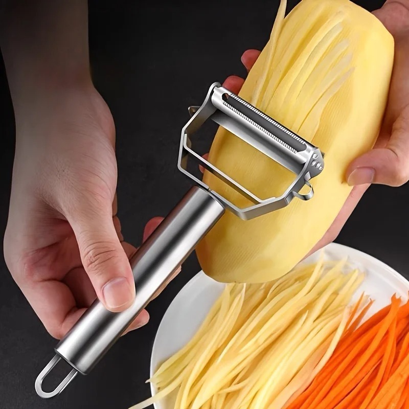 ステンレス製キッチンピーラー果物野菜ジャガイモニンジンキュウ - Vegetable Kitchen Gadgets のレビューと価格