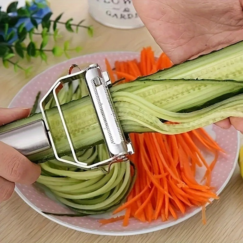 ステンレス製キッチンピーラー果物野菜ジャガイモニンジンキュウ - Vegetable Kitchen Gadgets のレビューと価格