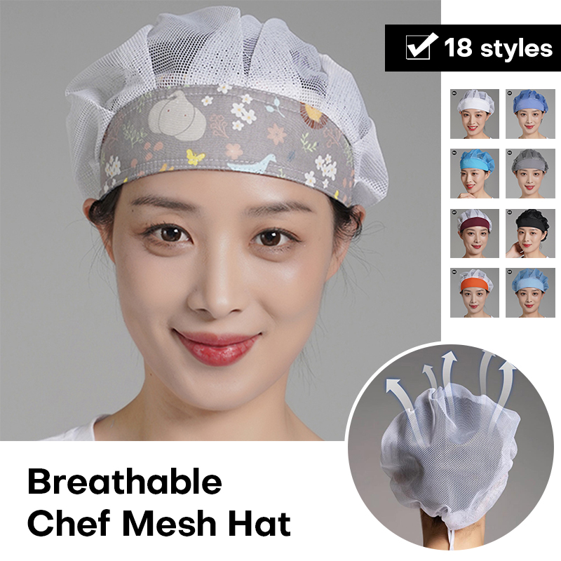 男性と女性のための防塵弾性調理キャップ、シェフの帽子、通気性 - Kitchen Gadgets For Women のレビューと価格
