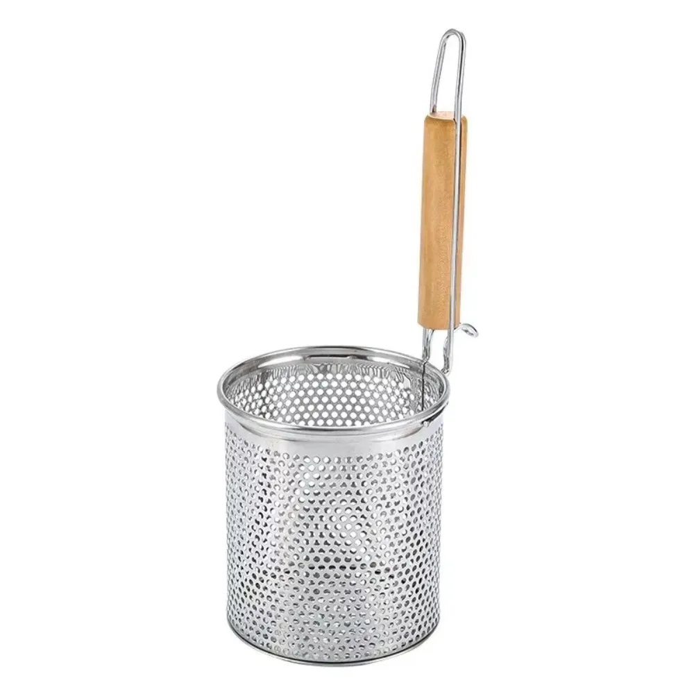 厚みのあるステンレス製漏斗木製ハンドルキッチン用品野菜メッシ - Kitchen Gadgets Pasta のレビューと価格