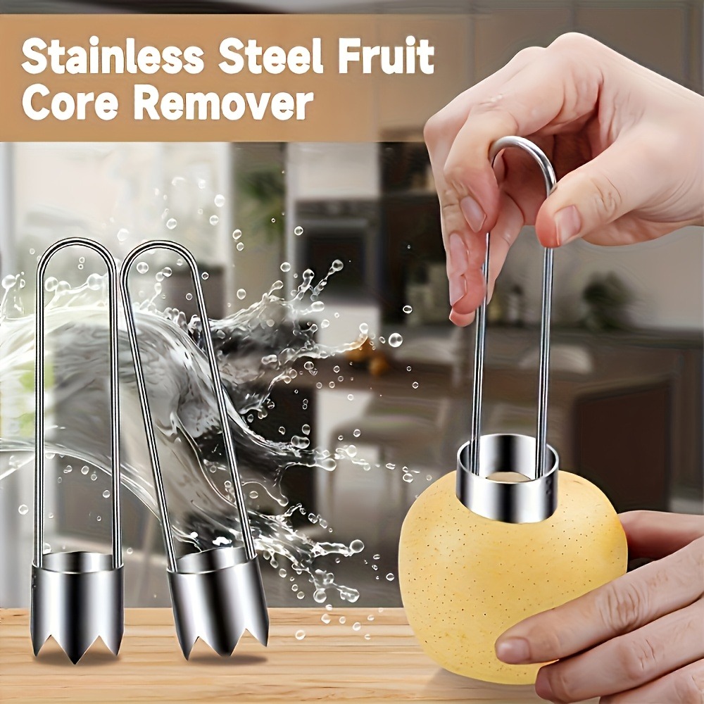 ステンレス製果物野菜芯抜き器、ピーマン種子除去ツール、リンゴ - Vegetable Kitchen Gadgets のレビューと価格