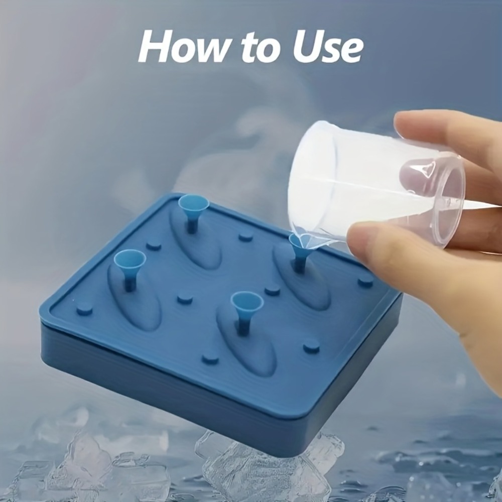 サメ型シリコン製製氷皿 4個取り ノンスティック アイスモー - Kitchen Gadgets You Must Have のレビューと価格