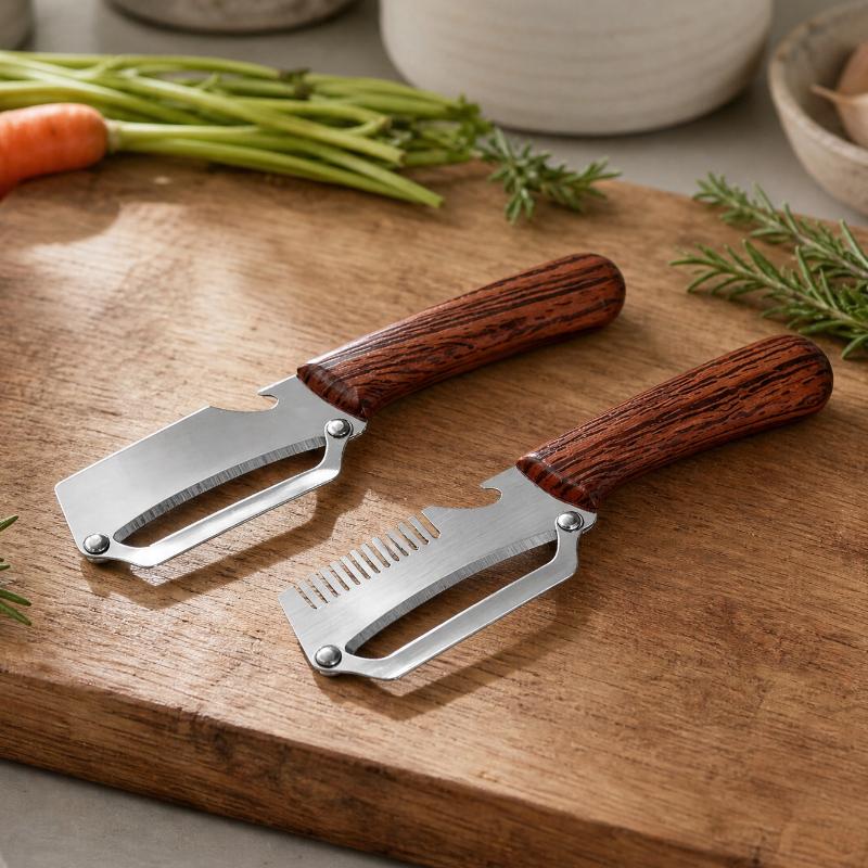 2in1 3in1 多機能野菜ピーラー ボトルオープナー内蔵 - Kitchen Gadgets Built In のレビューと価格