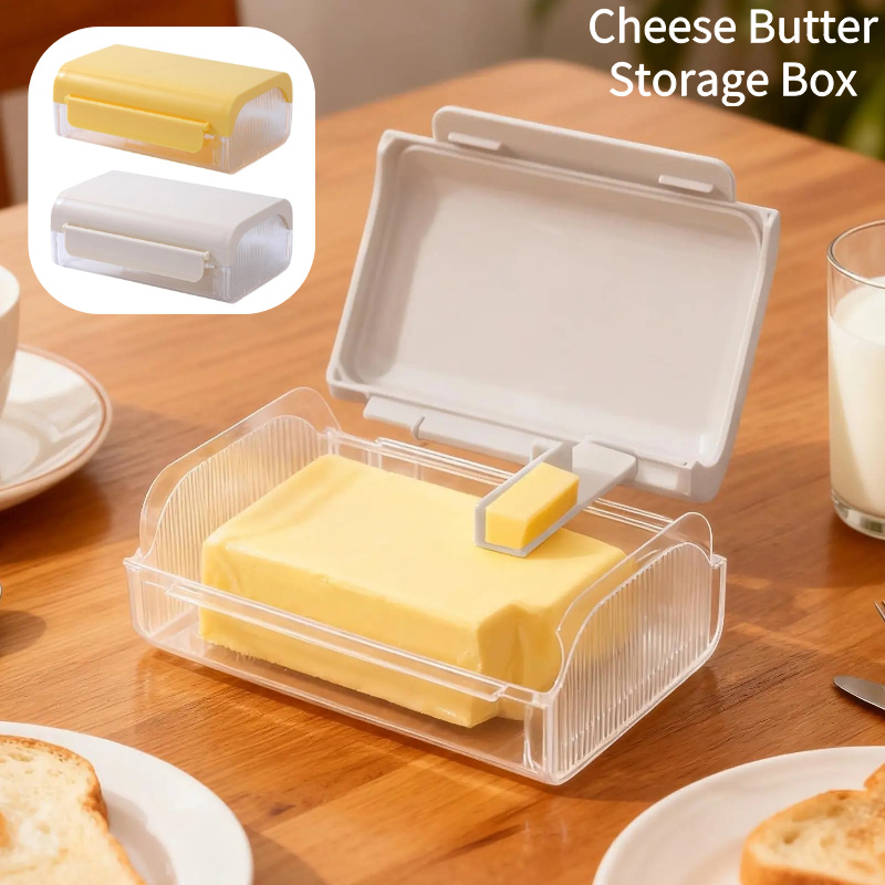 密閉バターディッシュ カッター内蔵 チーズバター保存ボックス - Kitchen Gadgets Built In のレビューと価格
