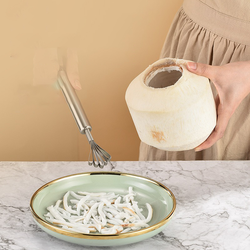 ココナッツオープナーツールクリエイティブデュアル目的ハンドホ - Vegetable Kitchen Gadgets のレビューと価格
