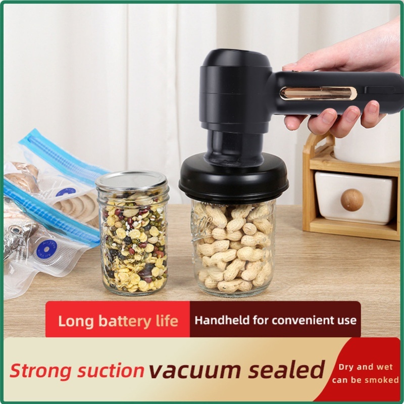 ハンドヘルド真空シーラー 60kPa吸引力 LEDスクリーン - Food Vacuum Sealer のレビューと価格