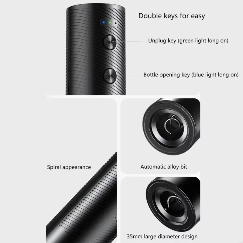 電動ワインオープナー 自動赤ワインコルクスクリュー 充電式ワ - Kitchen Gadgets Deals のレビューと価格